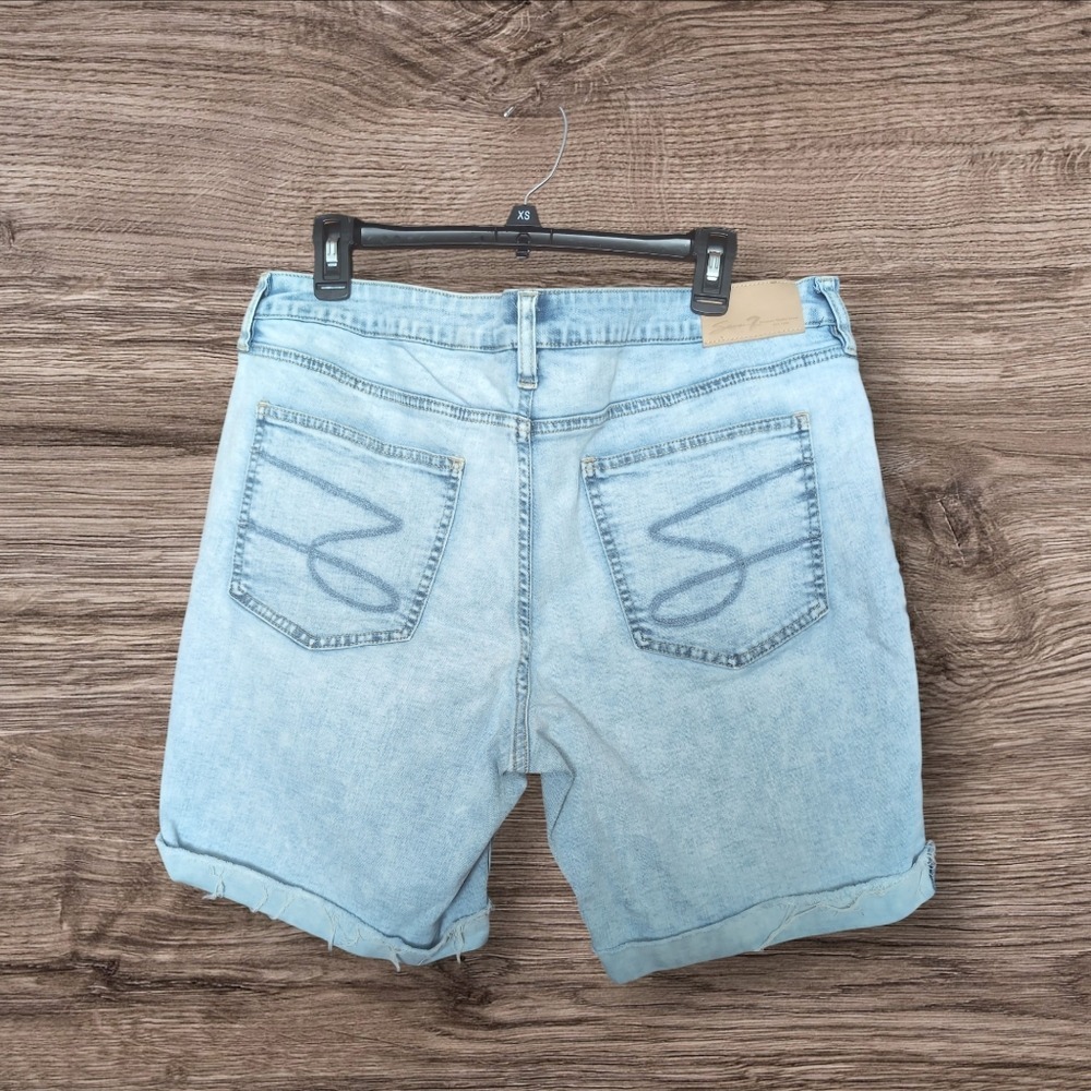 NWOT Size 14 - Seven 7 Denim Relaxed Bermuda Jean Shorts